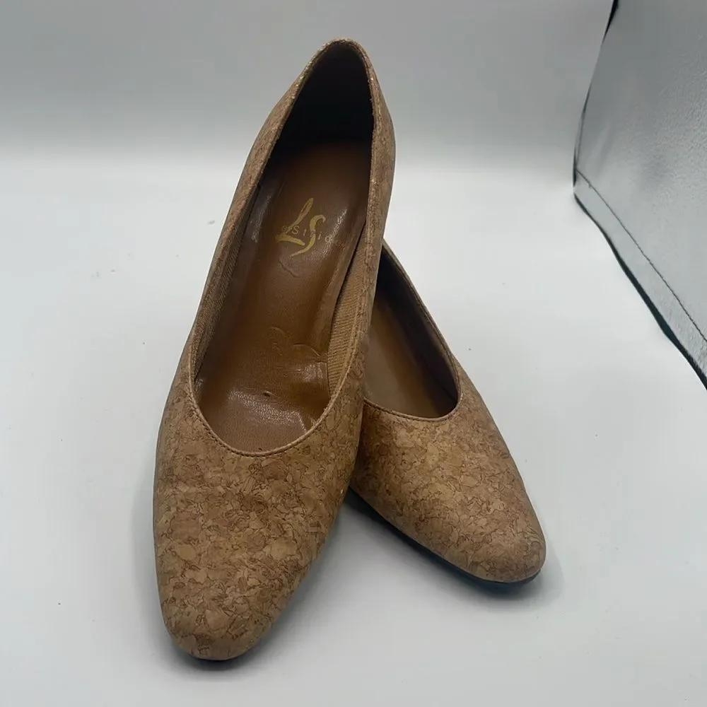 LifeStride women’s heels, cork style, with 2 1/2” heel, size 6N